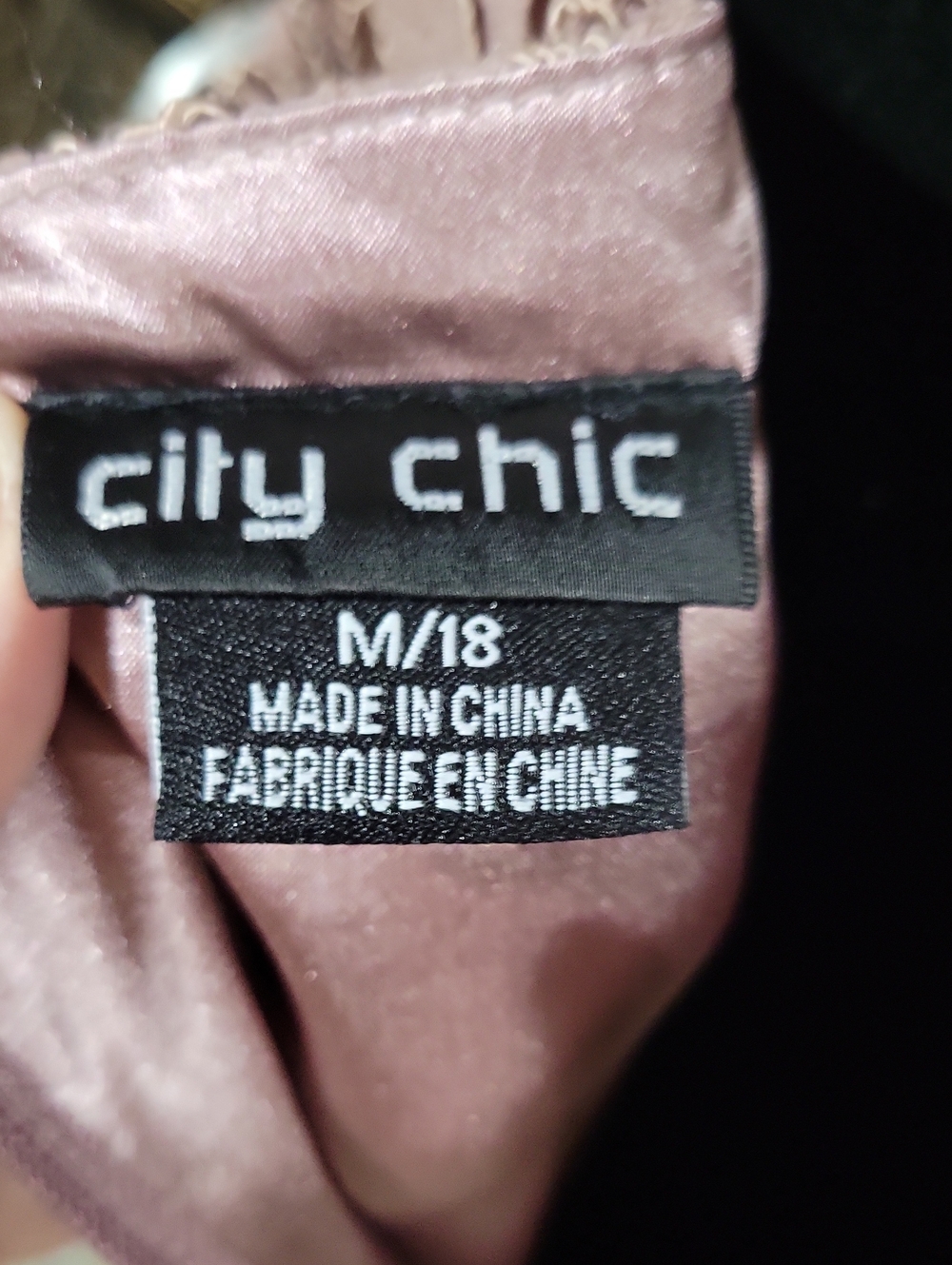 City Chic Dusty Rose Lace Dress - Picture 3 of 5